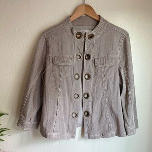 Vintage Size L Open Blazer